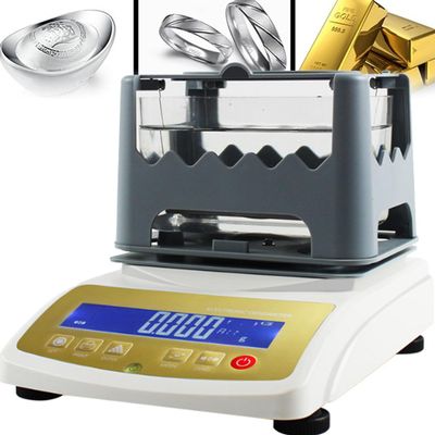 Gold Purity Tester Machine for Jewelry Industry Bank Pawn Industry Gold Precious Metal Research Lab Weighing Precision 0.001g/cm3/0.0001g/cm3,300K