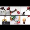 HYROOY Micro Electric Aluminum Portable Handheld Drill Set Twist Drill Bits Rotary Tools Kit Resin Casting Jewelry Making Aluminum Alloy view 2