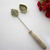 F.D. COLLECTION Flower Making Mold Petal & Leaf Shaping Iron Mold Handheld Crafting Tool for DIY Fabric & Silk Flowers 5cm x 3.5cm view 1