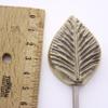 F.D. COLLECTION Flower Making Mold Petal & Leaf Shaping Iron Mold Handheld Crafting Tool for DIY Fabric & Silk Flowers 5cm x 3.5cm view 3