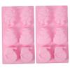 DECHOUS 2pcs Christmas Silicone Cake Mold Santa and Snowman Baking Molds for and Crafts Food-grade Silicone Random Colors view 1