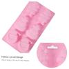 DECHOUS 2pcs Christmas Silicone Cake Mold Santa and Snowman Baking Molds for and Crafts Food-grade Silicone Random Colors view 3