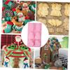 DECHOUS 2pcs Christmas Silicone Cake Mold Santa and Snowman Baking Molds for and Crafts Food-grade Silicone Random Colors view 4
