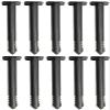10 Count Black Plastic Landscape Fabric, Sod, Seed Blanket Hold Down Pegs/Pins - Pack of (5) view 1