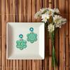 CHGCRAFT Artistic Flowers Clay Texture Mat Mandala Polymer Clay Molds DIY Clay Texture Tools for Clay Pottery Earring Jewelry Making Stamp Engraving Machines, Flower, 3.9x2.6inch view 4