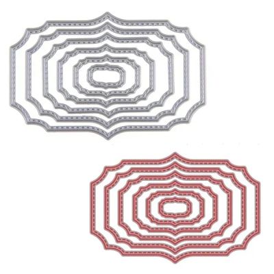 Die Cut for Scrapbooking,6Pcs 9x6cm Cutting Dies Stencils Scrapbooking Album Paper Card Embossing Craft