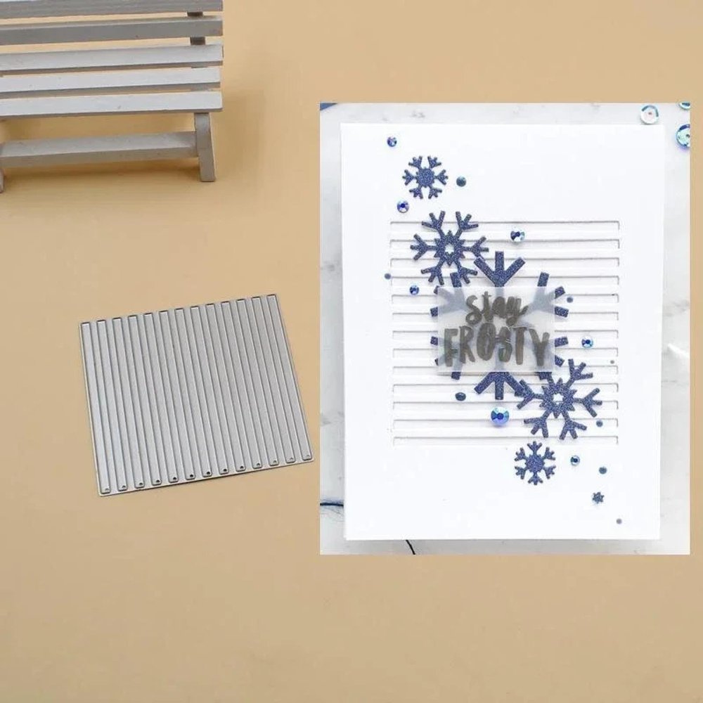 Card Making Tools,Cutting Dies,8x8cm Square Grid Metal Cutting Dies Stencils for Scrapbooking Photo Album Paper Card Decoration Embossing Craft