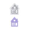 3D House Silicone Molds for Resin Heart House Shaped Candle Mold Scented Candle Making Cake Decorations Baking Tools view 1