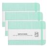 PATIKIL 5.5x3.5 Watercolor Sketchbook, 3Pcs 24 Sheet 300GSM/203lb Watercolor Paper Sketchbooks Acid Free Watercolor Journal Hardcover Artists Pads for Painting, Green view 1