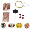26PCS Interchangeable Knitting Needles Set, Aluminum Circular Knitting Needles Set with Case for Socks, Sweaters, Hats, Size from 3.0mm to 10mm for Beginner, DIY Crafts view 3