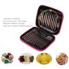 26PCS Interchangeable Knitting Needles Set, Aluminum Circular Knitting Needles Set with Case for Socks, Sweaters, Hats, Size from 3.0mm to 10mm for Beginner, DIY Crafts view 4