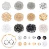 AHANDMAKER 1900Pcs Round Letter and Heart Beads - Assorted Heart Alphabet Round Bead Mixed Shape Acrylic Beads Bracelet Making Kit Bead for Necklaces Earrings view 1