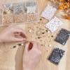 AHANDMAKER 1900Pcs Round Letter and Heart Beads - Assorted Heart Alphabet Round Bead Mixed Shape Acrylic Beads Bracelet Making Kit Bead for Necklaces Earrings view 3
