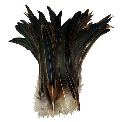 100Pcs 25-40Cm Rooster Feathers Wedding Crafts DIY Natural Feather Handwork Party Carnival Headwear Decoration