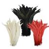 100Pcs 25-40Cm Rooster Feathers Wedding Crafts DIY Natural Feather Handwork Party Carnival Headwear Decoration view 2