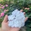 DUONGJAIS BRAND 100 Pcs Handmade Mixed Flowers Mulberry Paper Flowers 18 mm - 1.5 Inch Scrapbooking Wedding DIY Craft Supplies Card. (Mixed Flowers White..) view 4
