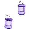 KESYOO 2pcs Organize Your Knitting Supplies Portable Storage Bag for Tote Yarn Holder Tote Organizer Natural view 1