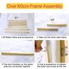 ECYC Ltd DIY Wood Canvas Stretcher Bars Kits Wooden Canvas Frames Wooden Canvas Stretching Frame for Oil Painting, Prints, Canvas Arts Poster, Canvas Paintings, Home or Gallery, 11.81 x 23.62 inch view 4