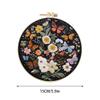 EUBUY Embroidery Kit for Beginners, Butterfly Flower Embroidery Kit Include Cloth Hoops Threads, Hand Craft Lover Gift view 2