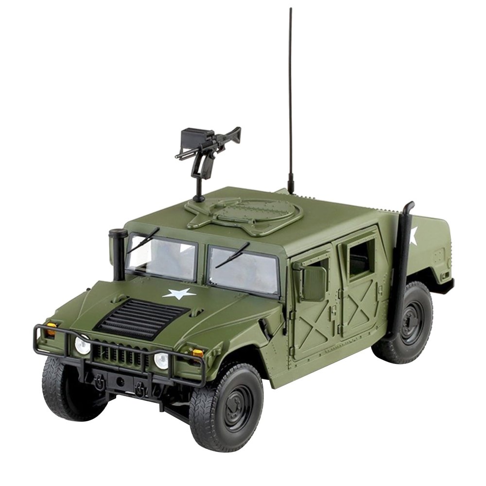 CHICHIYANG 1:18 Scale Alloy for Hummer Hmmwv Battlefield Vehicle Model Die-Cast Armored Vehicle with Openable Door for Enthusiasts