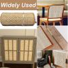 Cane Webbing Roll Natural Rattan Sheet, Pre-Woven Wicker Material Closed Mesh Cane Net, Rattan Fabric Roll for Rattan Dresser Chair Cabinet Basket Furniture Repair DIY Craft Projects(18" Wx 11.5ft L) view 3