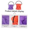 Beatifufu 2pcs Collapsible Brush Basin Wash Painting Brush Holder Durable Plastic with Compartment for Easy Cleaning for Artists and Students Orange and Purple view 4