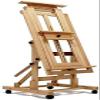 Adjustable Artist Easel Stand, Large Multi-Purpose Studio Display Easel with Universal Wheels, Canvas & Poster Display Stand for Professional Artists view 1