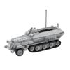 BrickCraftWorks German Half-Track Building Blocks Set, Collectible WW2 Military Vehicle Model for Adults to Build and Display, Great Army Gift (513PCS) view 2