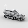 BrickCraftWorks German Half-Track Building Blocks Set, Collectible WW2 Military Vehicle Model for Adults to Build and Display, Great Army Gift (513PCS) view 3