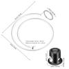 Angoily Jewelers Loupe, 3, 5, 10, 15 X Magnifying Glass, Hands Free Eye Clip Monocle for Watch Repair, Jewelry Loops Magnifier for Coins Gems Stamps & Circuit Board Inspection, Watchmaker Tool view 4