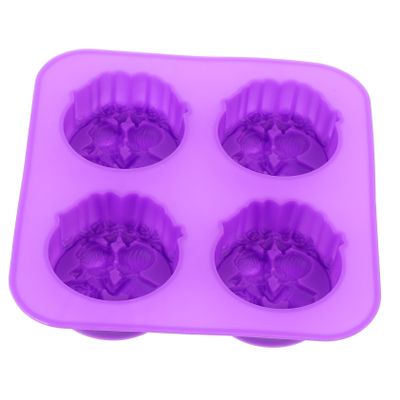KALLORY DIY Silicone Angel Mold for Baking Handmade Soap Making Mousse Mould Holographic Chocolate Mold