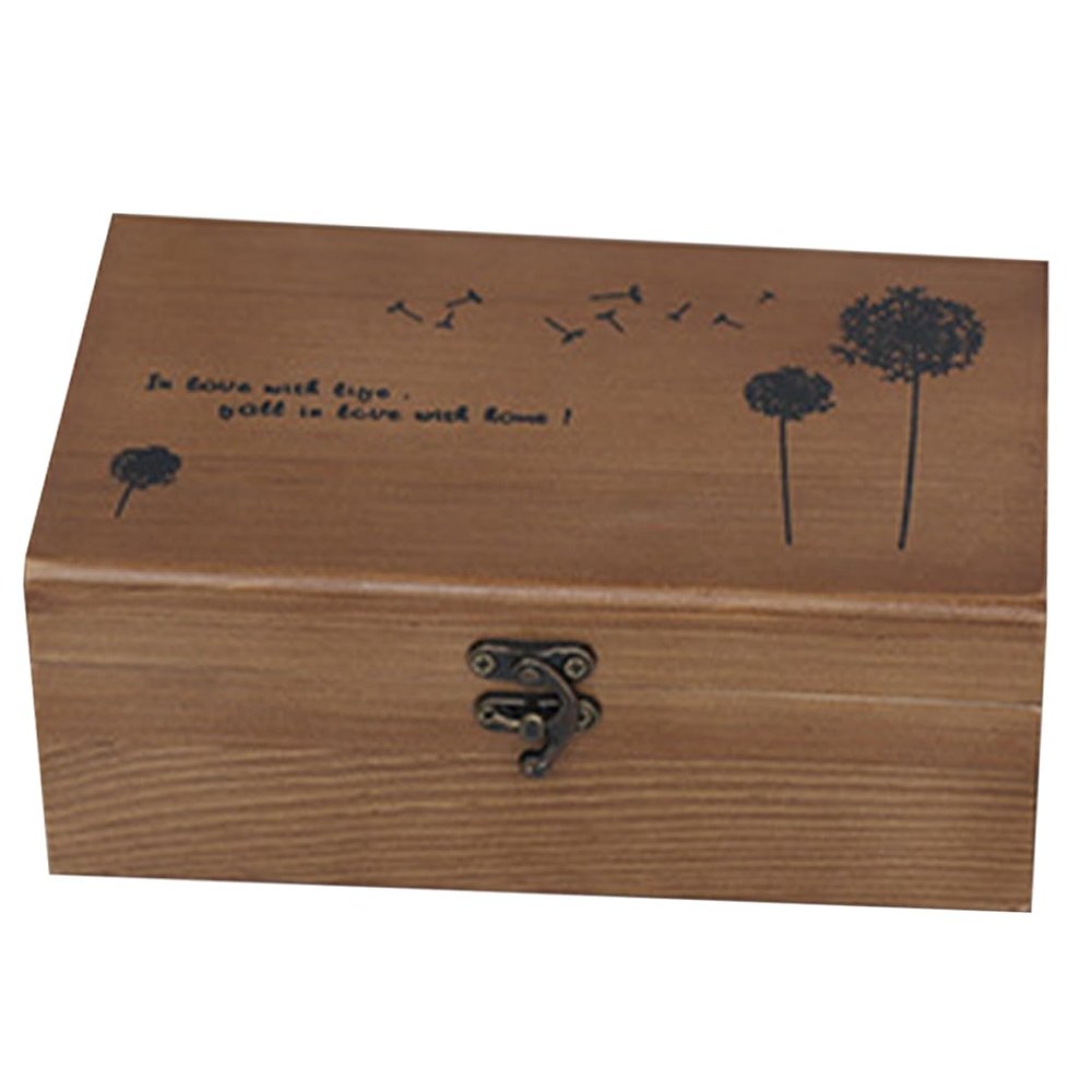 NUOBESTY Wooden Sewing Kit Storage Box and Compact Pin Storage Box for DIY Projects