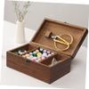 NUOBESTY Wooden Sewing Kit Storage Box and Compact Pin Storage Box for DIY Projects view 4