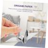 CORHAD 100sheets Shiny Origami Paper Single-sided Square Diy Craft Paper for Adults for Folding Cranes and Heart Shapes Great for Home Decor and Gifts view 4