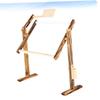 LALAFINA Adjustable Wooden Cross Stitch Stand Embroidery Hoop Stand for Frames Accessories view 4