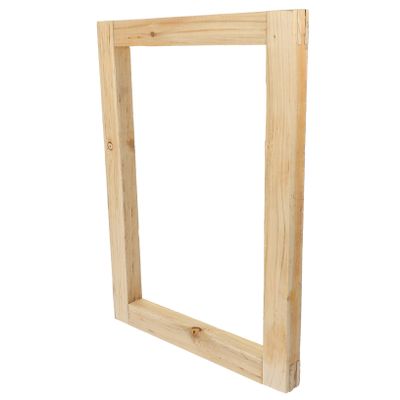 JEWEDECO Professional Screen Printing Frames Sturdy Wooden Frame for DIY Printing