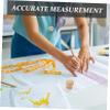 CORHAD Ruler Suction for Quilting Ruler Sewing Rulers Fabric Tool Wood Handle for Quilting view 3