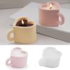 RGYBAO Multifuntional Craft Silicone Mold Heart Teacup Shape Storage Bowl Moulds for Making Resin or Plaster Candle Holders view 2