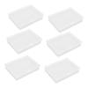 CORHAD 6pcs Transparent Playing Card Storage Box Versatile Organizer for Cards Crafts and Small Items Material for Home and Office Use view 1