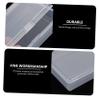 CORHAD 6pcs Transparent Playing Card Storage Box Versatile Organizer for Cards Crafts and Small Items Material for Home and Office Use view 3