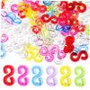 GANAZONO 40bags Rubber Band Bracelet Clips s Clips for Diy Crafting Includes Bands for Boys and Girls Creative Projects view 1