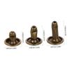 DEARMAMY 120sets Leather Rivets Metal Tubular for Crafts Bags Shoes Clothing Repair Decoration Portable Storage Box Easy Installation view 2