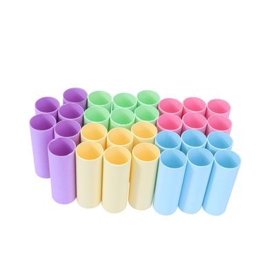 BRIGHTFUFU 20pcs Mixed Height Craft Tubes Kraft Paper Tubes for Art Storage Shipping Diameter