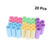 BRIGHTFUFU 20pcs Mixed Height Craft Tubes Kraft Paper Tubes for Art Storage Shipping Diameter view 4