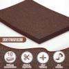 10 Pack Glitter Foam Sheets Craft 8 x 12 inch, Sparkles Foam Paper for Art Crafts Projects, Classrooms Scrapbook Gift DIY Cutters Card Party Decoration (Brown) view 3