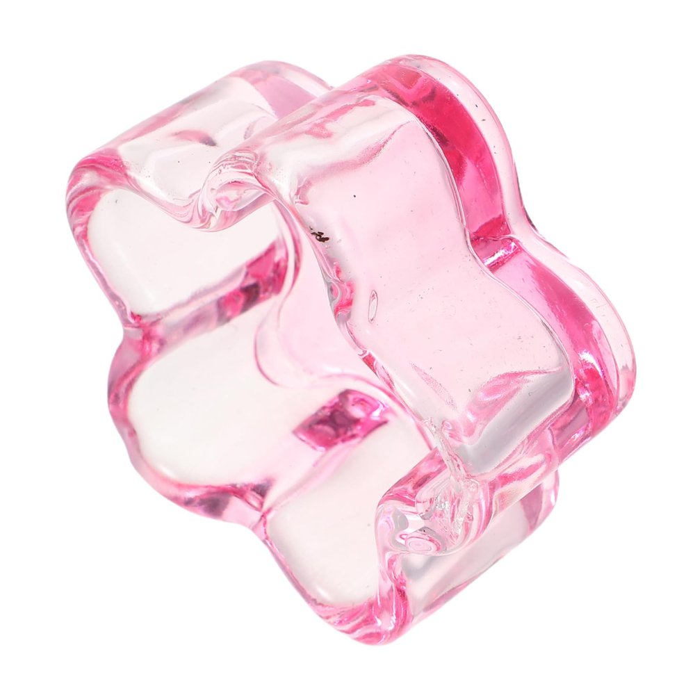 Didiseaon Crystal Nail Dappen Dish Sturdy Nail Brush Holder Chic Transparent Design