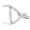 Punch Pliers, Professional Hole Puncher Notch Punching Pliers Sewing Pattern Pliers Pattern Notcher Tool Handheld Slot Single Hole Punch Stainless Steel for Card Paper Ticket Check view 1