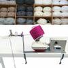 OJHVTCXD Electric Yarn Ball Winder with Counter,Automatic Knitting Roller Twine, Knitting Roll String Yarn Thread Ball Winder-500g Max Winding Capacity Yarn Ball Winder for Metal Yarn, Wool,White view 1