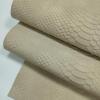 3D Embossed Snake Patterned Pu Leather Fabric, Vintage 3D High-End Leather Fabric for Luggage, Clothing, and Other Items view 1
