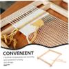 NUOBESTY Detachable Wooden Weaving Frame DIY Knitting Toy for Cognitive Development Tapestry Weaving Machine for Home Decor Creative Projects Mini view 4